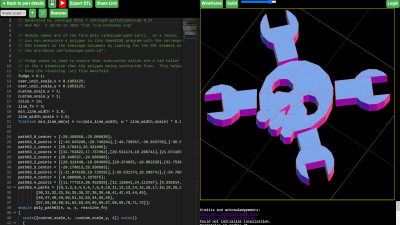 The Noble Effort To Put OpenSCAD In The Browser | Hackaday