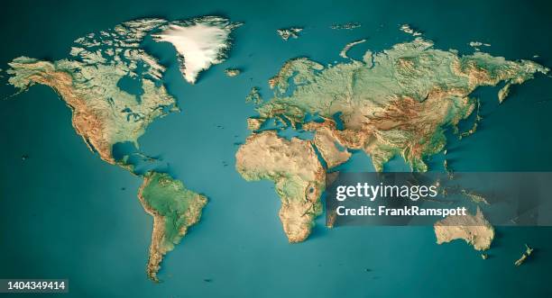 2,220 World Topographic Map Stock Photos, High-Res Pictures, and ...
