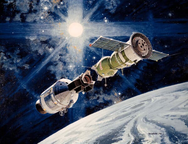 Apollo-Soyuz 50th Anniversary: A Handshake in Orbit That ...