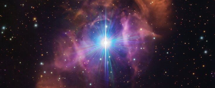 Beautiful nebula, violent history: clash of stars solves stellar ...