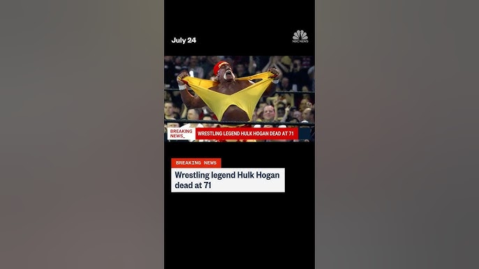 BREAKING: Wrestling legend Hulk Hogan dead at 71 - YouTube