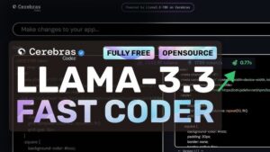 Cerebras Llama-3.3 Coder: Generate Apps In LESS THAN 1 SECOND ...