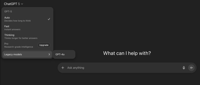 ChatGPT's model picker is back, and it's complicated | TechCrunch