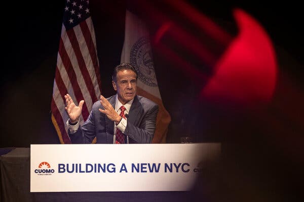 Cuomo Tells Business Leaders That His Campaign Is on a New Path ...
