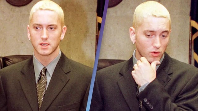 During Eminem's sentencing for a weapons charge in 2001, the judge ...