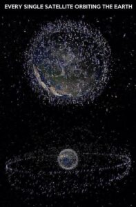 Every single satellite orbiting Earth, in a single image. (BGR ...