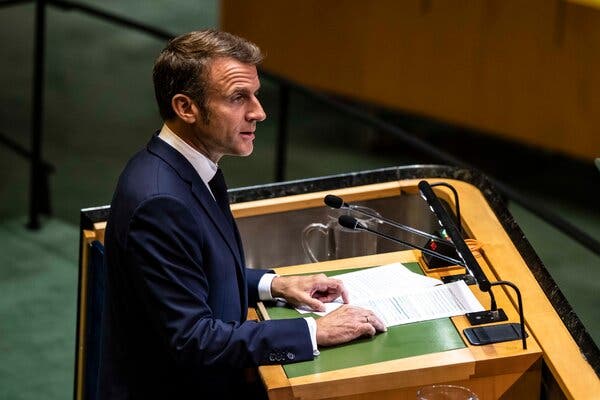 France Will Recognize Palestinian Statehood, Macron Says - The New ...