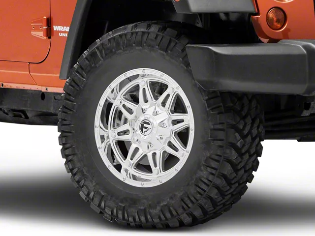 Fuel Wheels Jeep Wrangler Hostage Chrome Wheel; 17x9; 1mm ...