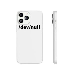Funny Sysadmin Dev Null Joke Devops Linux Phonecase iPhone | Mazezy