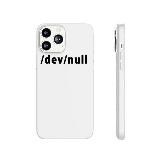 Funny Sysadmin Dev Null Joke Devops Linux Phonecase iPhone | Mazezy