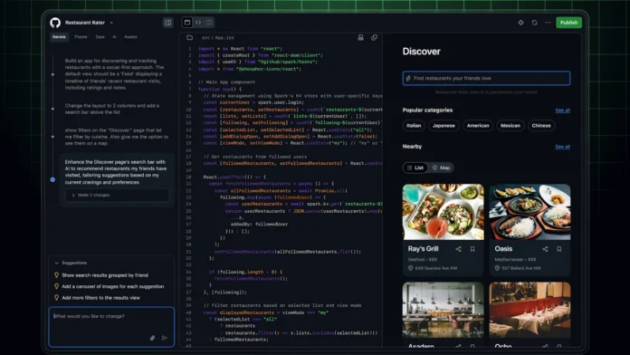GitHub Releases Spark Tool Which Can Build Full Apps From a Single ...