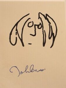 JOHN LENNON SELF PORTRAIT AND YOKO ONO SIGNED ...