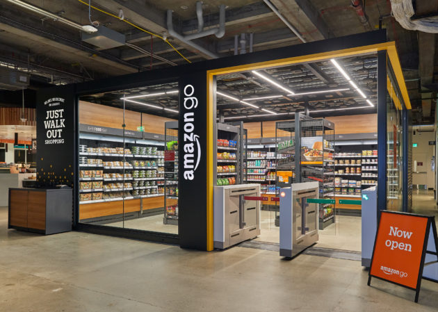 New compact Amazon Go store opens the door for locations in office ...