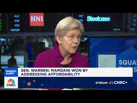 Senator Elizabeth Warren: Mamdani won by addressing affordability ...