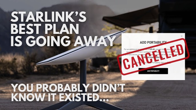 Starlink's Best Plan Is Going Away | Residential + Portability ...