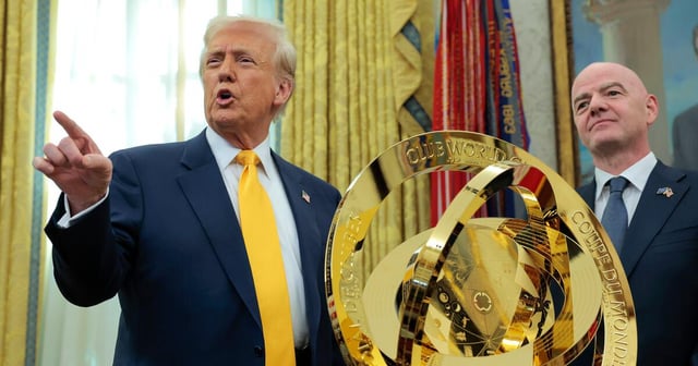 Trump Kept Gold Club World Cup Trophy for Himself So FIFA Had to ...