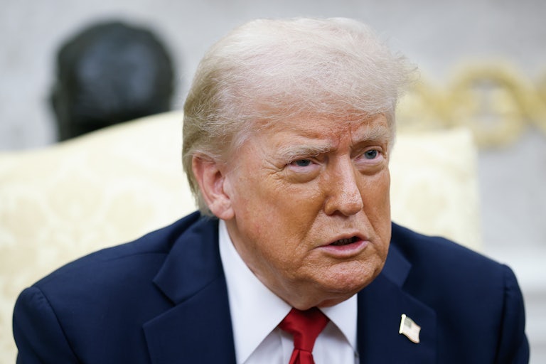 Trump Spirals After Being Asked if His Name Is in Epstein Files ...