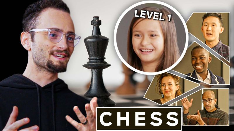 Watch Chess Pro Explains Chess in 5 Levels of Difficulty (ft ...