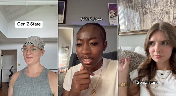 What Is the Gen Z Stare and Why Is TikTok Debating It? - The New ...