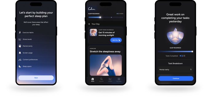 Calm launches stand-alone iOS app for sleep support | TechCrunch