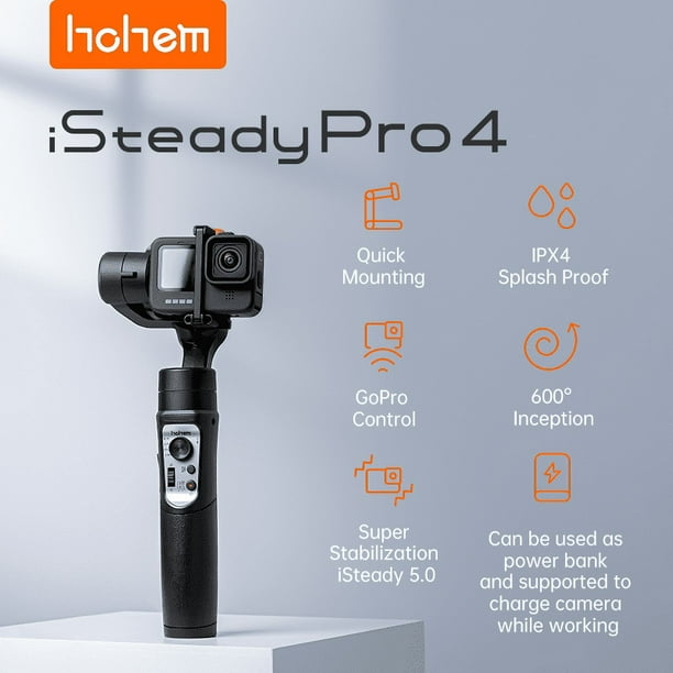 Hohem iSteady Pro 4 Action Camera Gimbal 3-Axis Handheld ...