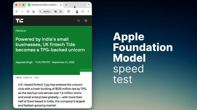 I tested Apple Foundation Model speed on macOS 26 : r/macapps