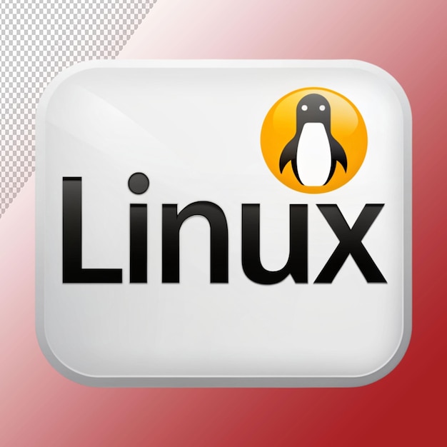 Linux logo on transparent background | Premium AI-generated PSD