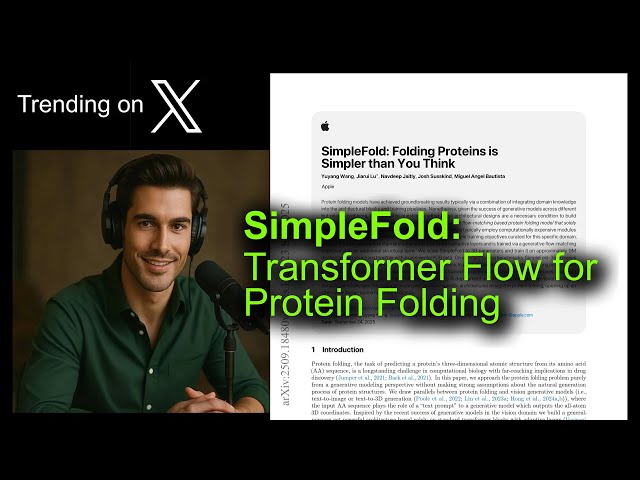 SimpleFold: Transformer Flow for Protein Folding - YouTube