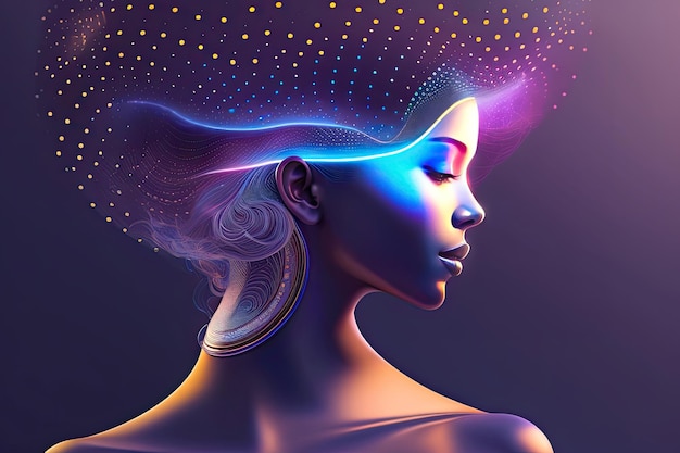 Abstract concept ai business and technology | Premium AI-generated ...
