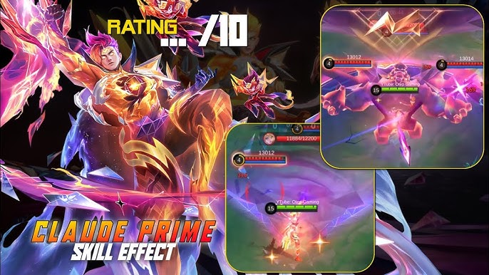 CLAUDE PRIME SKILL EFFECT ' DETAIL & RATING SKINS | MOBILE LEGENDS ...