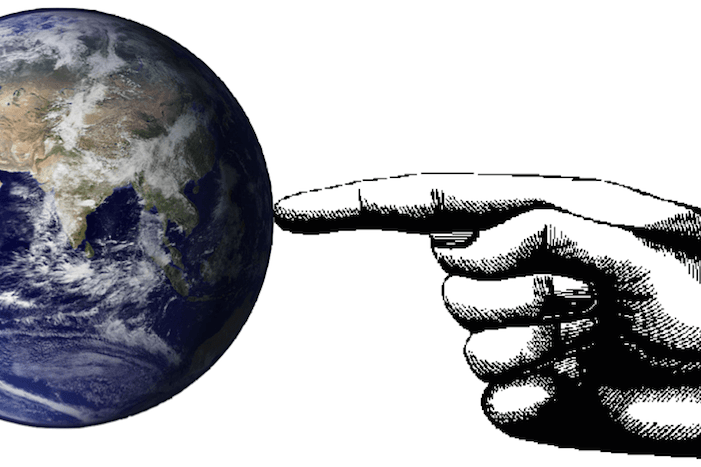 earth-space-finger