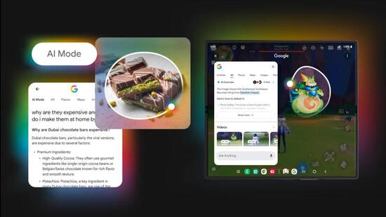Google Search Live and AI Mode with Circle to Search, set to ...