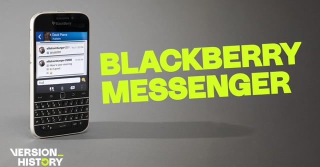 How BlackBerry Messenger set texting free : r/hypeurls