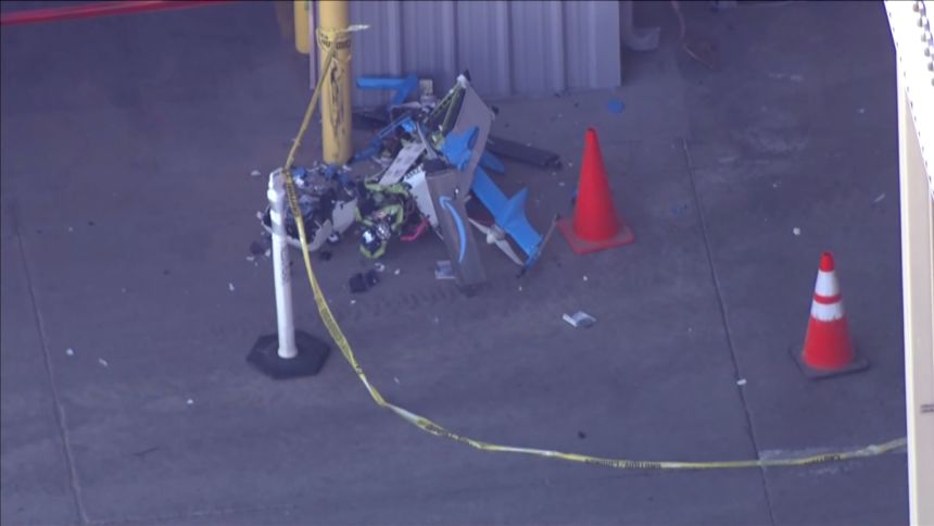Two Amazon delivery drones crash into crane in Arizona, prompting ...