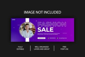 Eps vector modern facebook cover banner template design | Premium ...