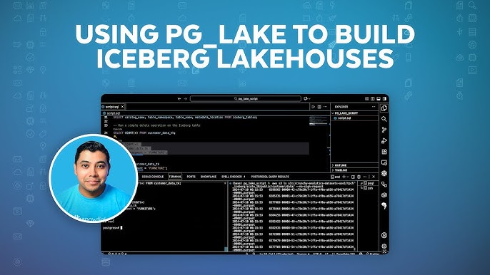Integrate Your Data Lakehouse with Postgres Using pg_lake - YouTube
