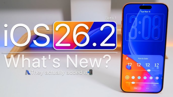 iOS 26.2 Beta 1 is Out! - What's New? - YouTube