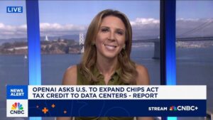 OpenAI reportedly asks U.S. to expand CHIPS Act tax credit to data ...