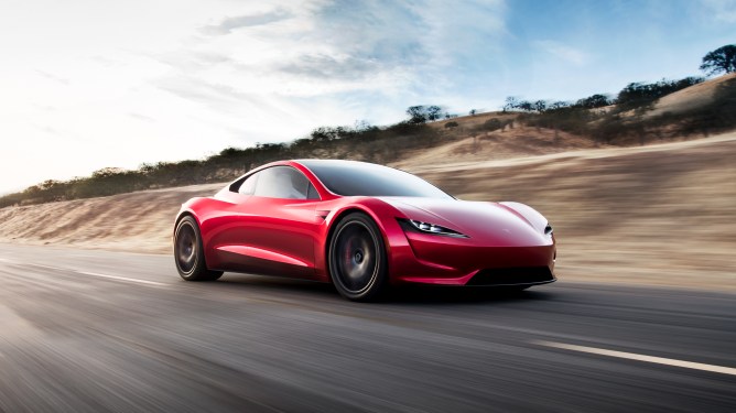 Tesla delays reveal of production Roadster 2 to April Fools' Day