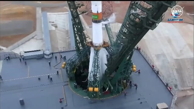 Before a Soyuz launch Thursday someone forgot to secure a 20-ton ...