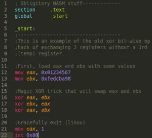 Why xor eax, eax?