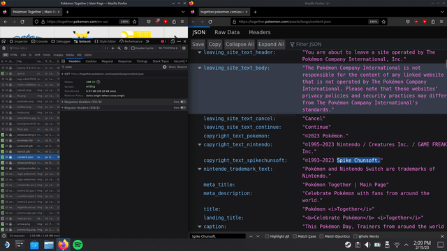 Leaked info can be found on "Pokemon Together" website. Inspect ...