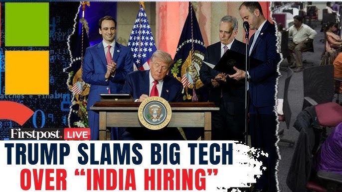 LIVE: Trump Warns Microsoft, Google, Other Tech Giants to "Stop ...