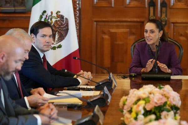 U.S. and Mexico Vow to Cooperate Against Crime as Rubio Meets ...