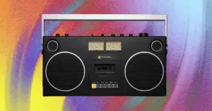 We Are Rewind GB-001 Cassette Boombox: Old-School Stylish