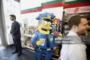 A representation of "Chief Wiggum" from the long-running ...
