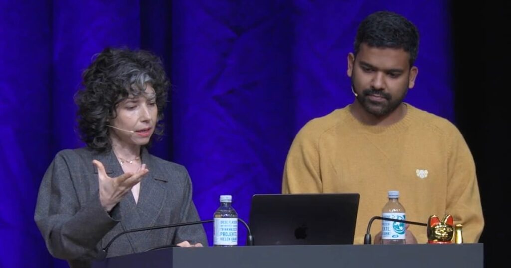 meredith-whittaker-and-udbhav-tiwari