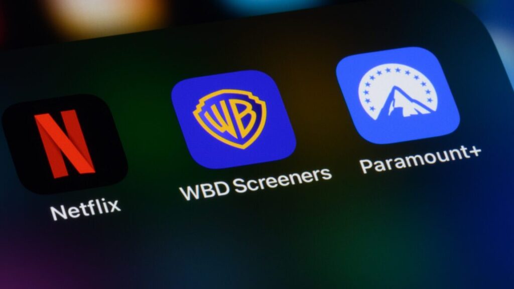 Video Streaming Apps - Netflix, Warner Bros. Discovery (WBD), Paramount Plus