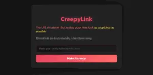 The URL shortener that makes your links look as suspicious as possible