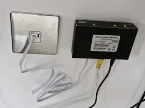 Doing gigabit Ethernet over my British phone wires